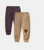 Bērnu ziemas bikses ar sirds apdruku