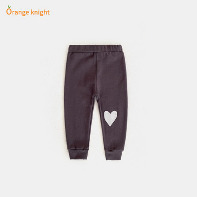 Bērnu ziemas bikses ar sirds apdruku