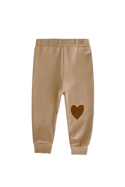 Bērnu ziemas bikses ar sirds apdruku