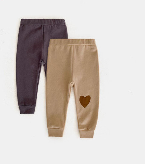 Bērnu ziemas bikses ar sirds apdruku