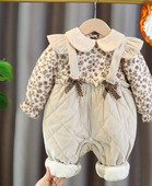 Baby fleece romper με φλοράλ μοτίβο