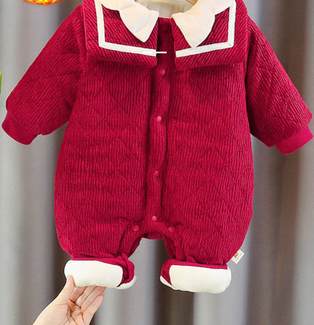 Téli babanadrág gombokkal