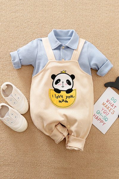 Нов модел бебешки гащеризон с дълъг ръкав за момчета