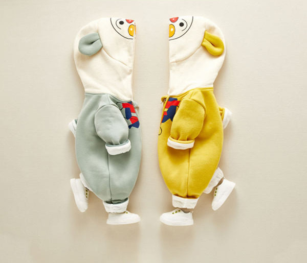 Βρεφική κουκούλα fleece με φερμουάρ και κουκούλα