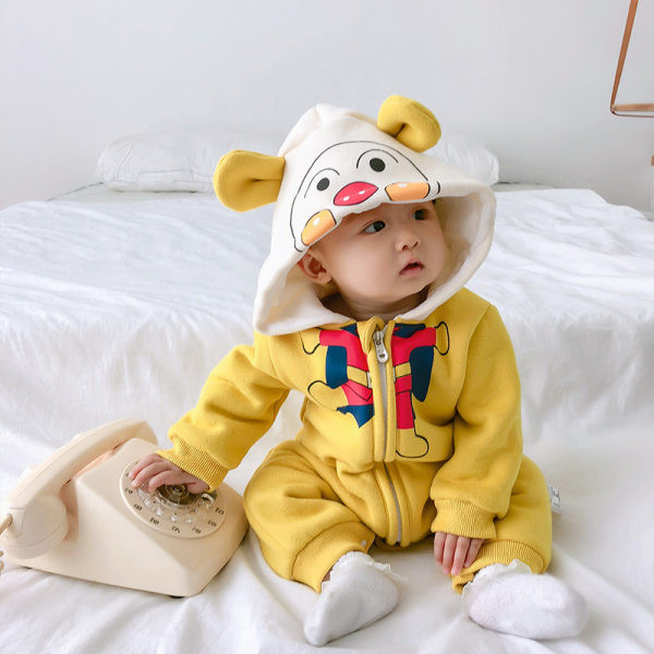 Βρεφική κουκούλα fleece με φερμουάρ και κουκούλα