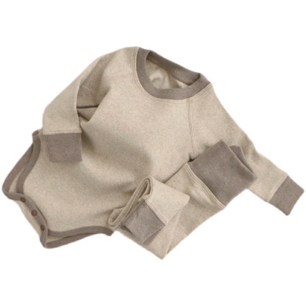 Vienkrāsains divdaļīgs bērnu komplekts zēniem un meitenēm