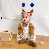 Mazuļa kombinezons ar blūzes un lāča apdruku