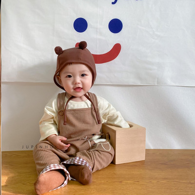 Mazuļa kombinezons ar blūzes un lāča apdruku