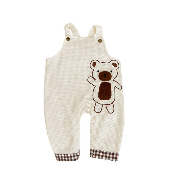 Mazuļa kombinezons ar blūzes un lāča apdruku