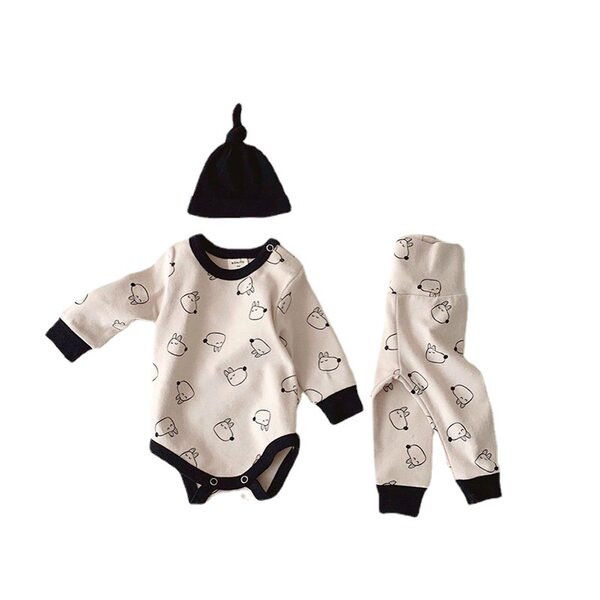 Trīsdaļīgs mazuļu komplekts meitenēm un zēniem