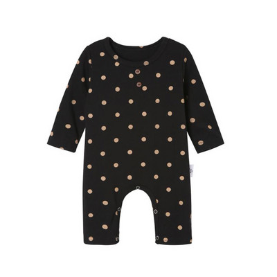 Mazuļu ziemas kombinezons ar dažādu apdruku un pogām