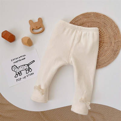 Zīdaiņu flīsa bikses ar lentīti