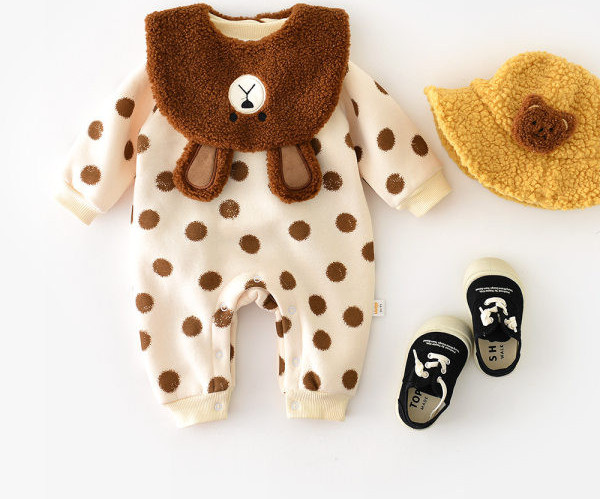 Ikdienas bērnu punktveida kombinezons