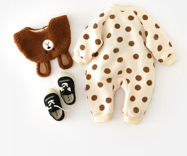 Ikdienas bērnu punktveida kombinezons