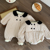 Baba steppelt nadrág gombokkal és nyomattal