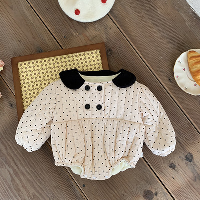 Baba steppelt nadrág gombokkal és nyomattal