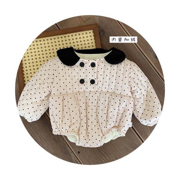 Baba steppelt nadrág gombokkal és nyomattal