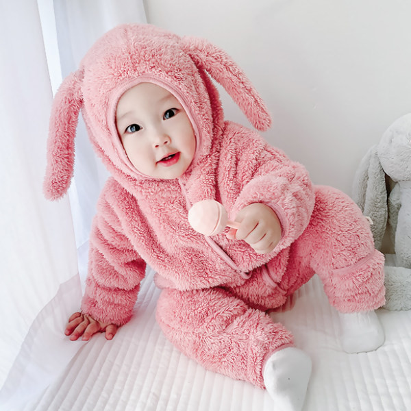 Plišane štrample za bebe s kapuljačom i kopčanjem na patentni zatvarač