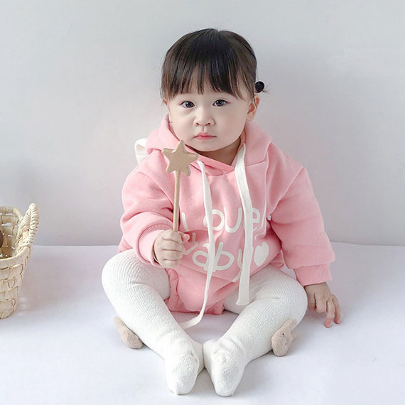 Dječji bodi s kapuljačom i vezicama