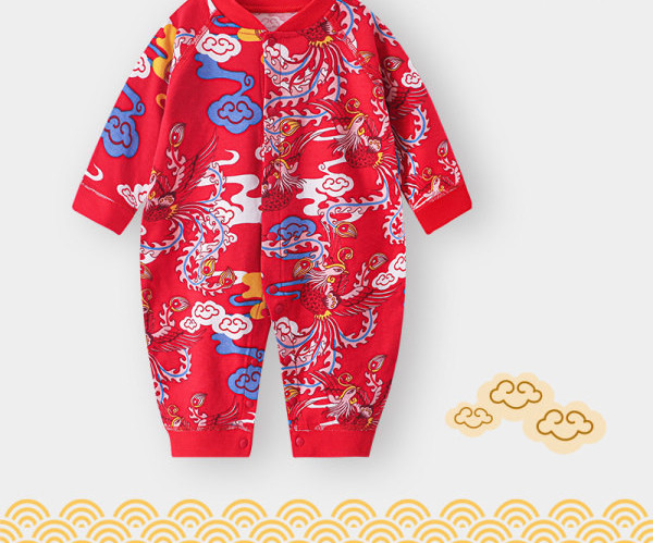 Téli jumpsuit gombokkal és különböző mintával