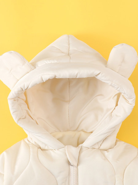 Cipzárral és kapucnival ellátott babanadrág