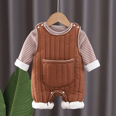 Új modell baba szett kétrészes blúzból és overálból