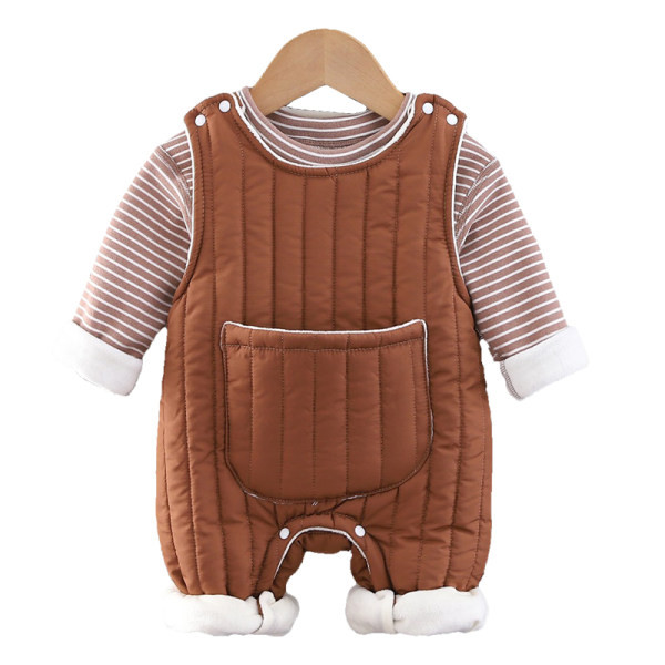 Új modell baba szett kétrészes blúzból és overálból