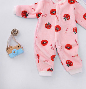 Βρεφικό βελούδινο μακρυμάνικο ρόμπα