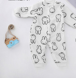 Βρεφικό βελούδινο μακρυμάνικο ρόμπα