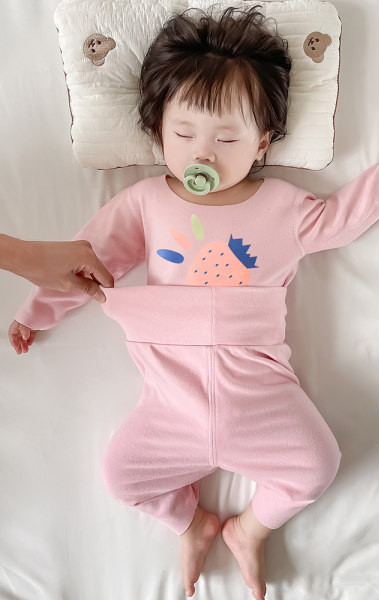 Baba téli kétrészes szett nyomattal