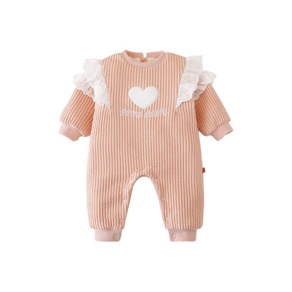 Rózsaszín és lila színű fürtök baba kombinéta