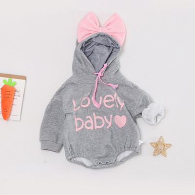 Új modell gyerek body mintával és szalaggal