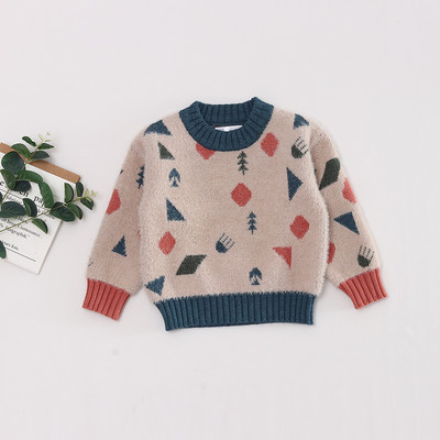 Téli baba pulóver mintával