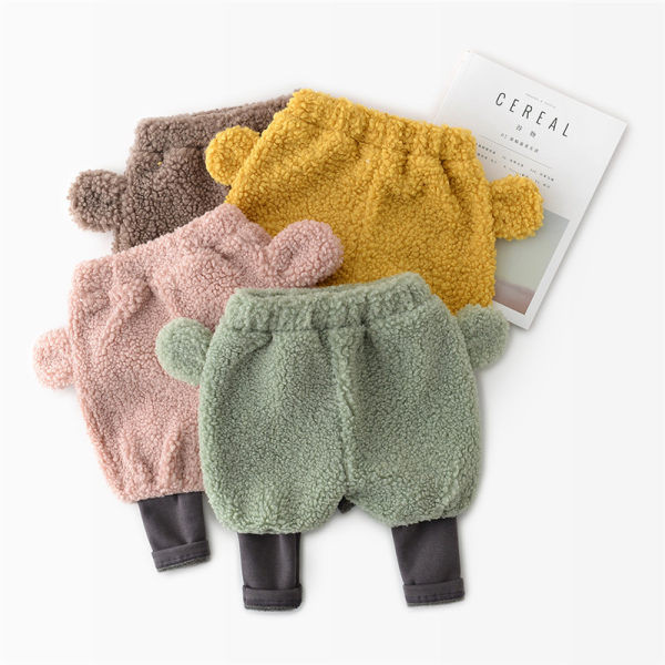 Mazuļu dūnu bikses ar 3D elementu