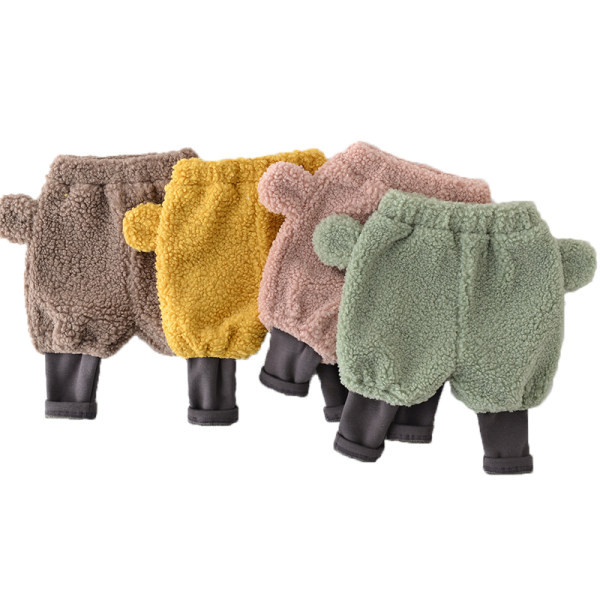 Mazuļu dūnu bikses ar 3D elementu