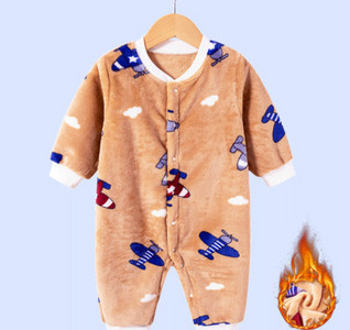 Baby fleece romper με διαφορετικό στάμπα
