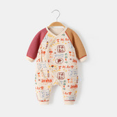 Kombinezonas kūdikiui su užrašu ir aplikacija