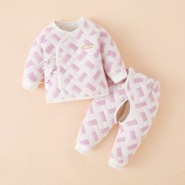 Téli baba kétrészes szett gombokkal