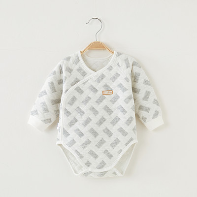 Bērnu bodijs ar garām piedurknēm un pogām