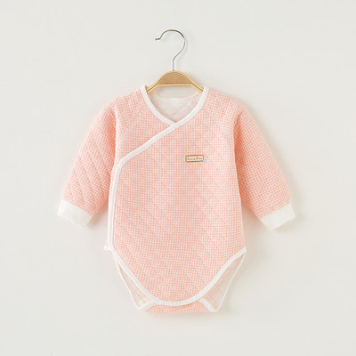 Bērnu bodijs ar garām piedurknēm un pogām