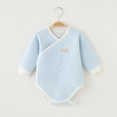 Bērnu bodijs ar garām piedurknēm un pogām