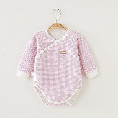 Bērnu bodijs ar garām piedurknēm un pogām