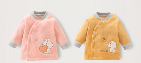 Χειμερινή βρεφική ζακέτα με κούμπωμα με κουμπί