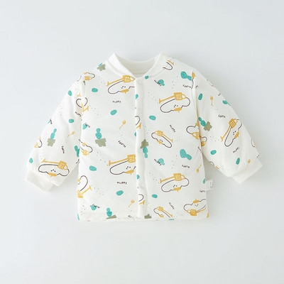 Zimski dječji kardigan s gumbima i različitim printom