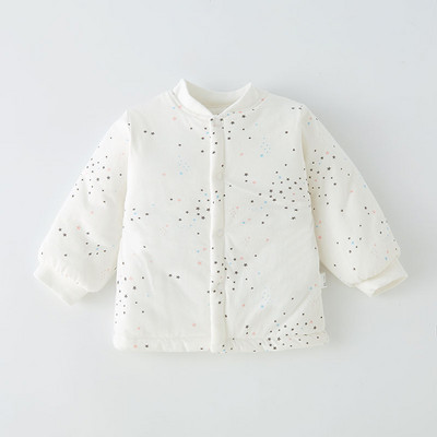 Zimski dječji kardigan s gumbima i različitim printom