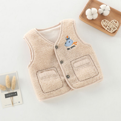 Alkalmi gyerekmellény hímzéssel