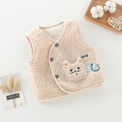 Alkalmi gyerekmellény hímzéssel