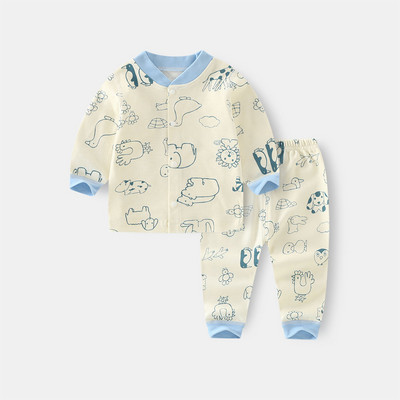 Βρεφικό σετ με στάμπα σε πολλά χρώματα