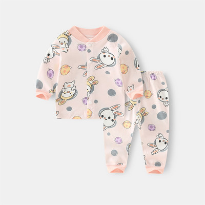 Βρεφικό σετ με στάμπα σε πολλά χρώματα