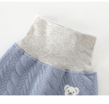 Baba magas derekú gombos steppelt nadrág